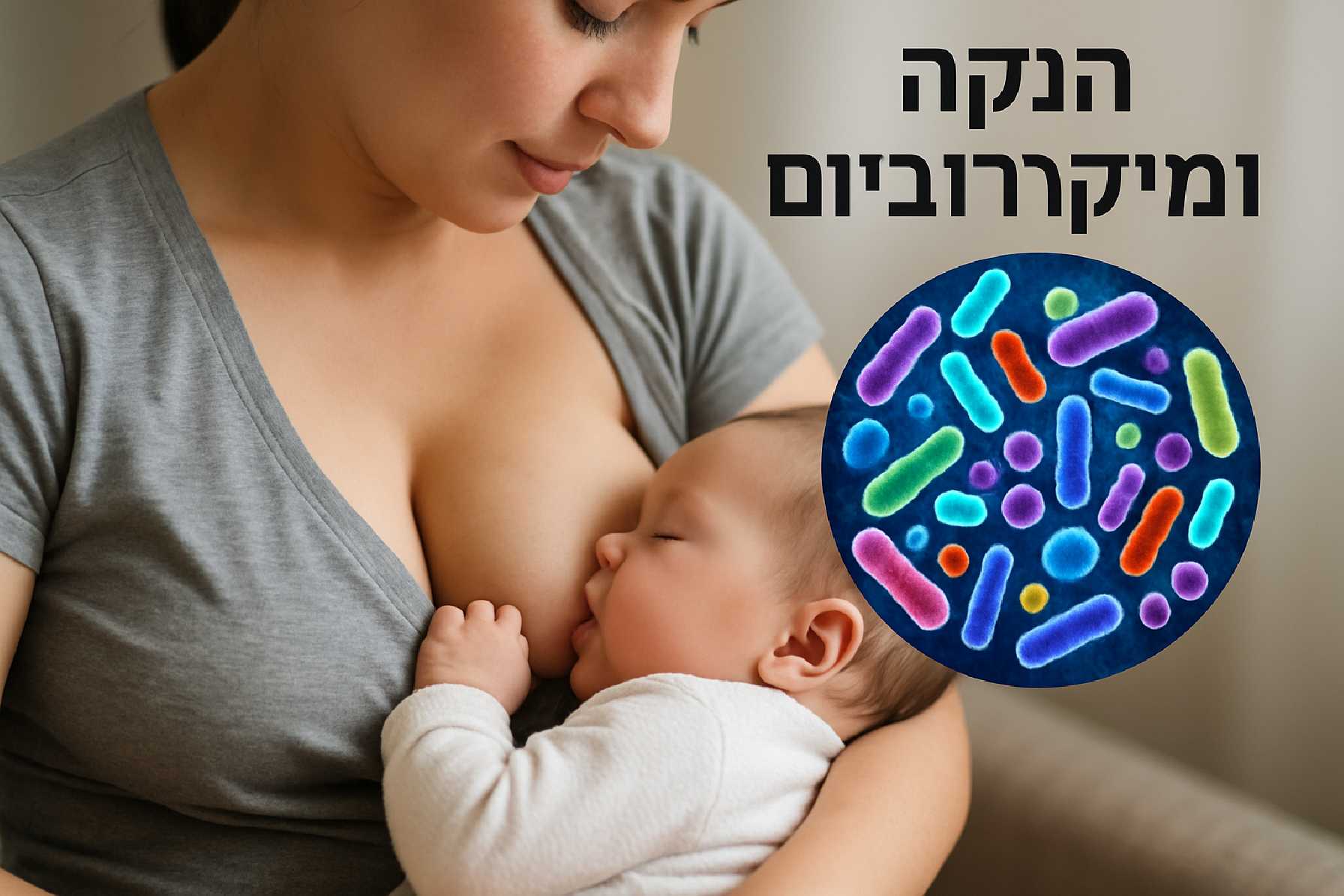 הנקה והמיקרוביום
